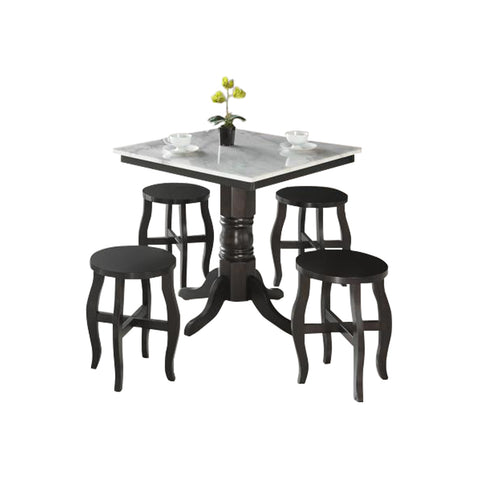 Image of Furnituremart Reigh Series dining table and 4 chairs