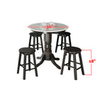 Furnituremart Reigh Series marble table set