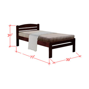 Furnituremart Robby Series solid wood platform bed