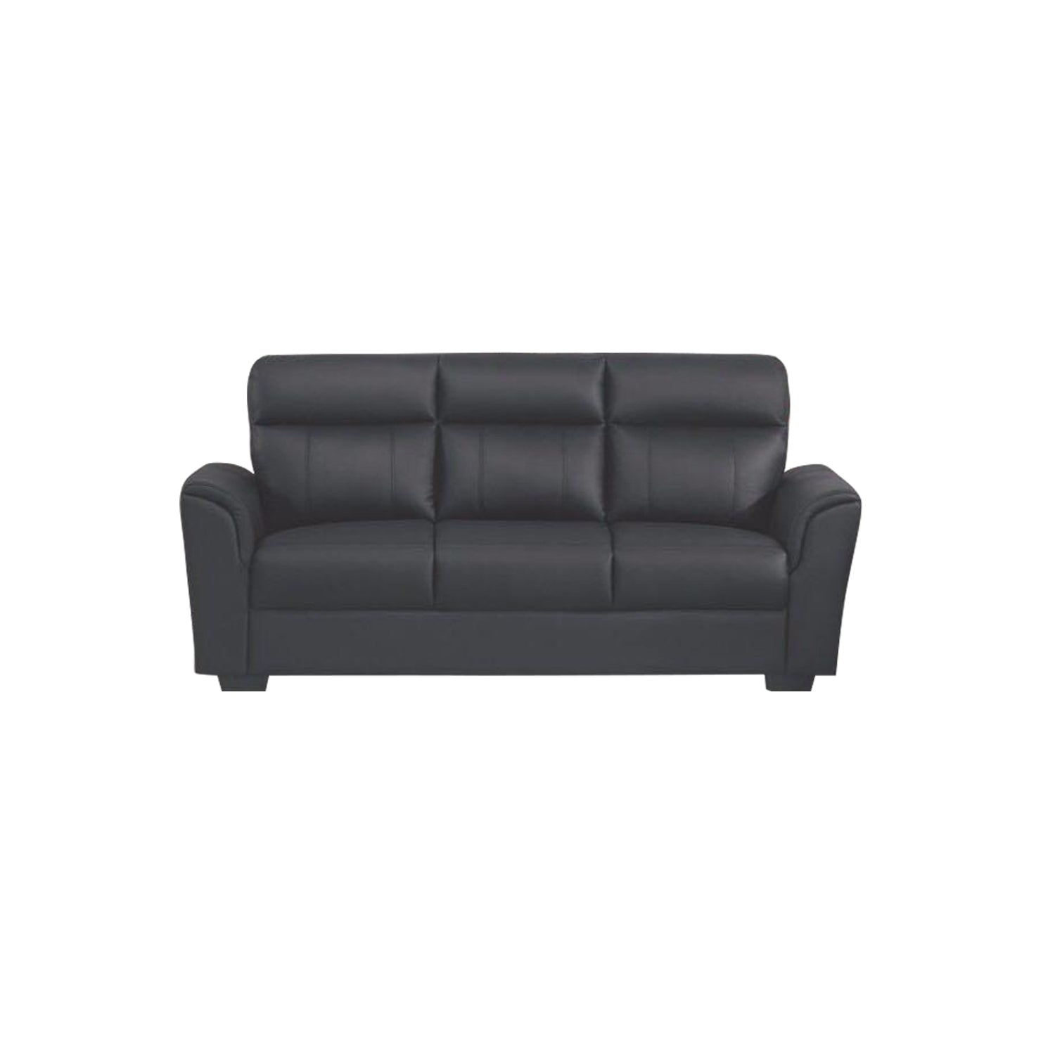 Roul 1/ 2/ 3 Seater Half Genuine Cowhide Leather Sofa in 6 Colours-Recliner Sofa/ Armchair-Furnituremart.sg