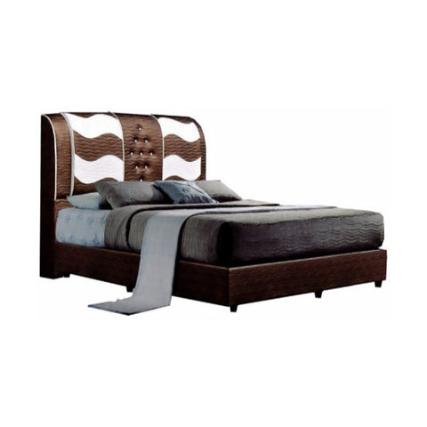 Image of Furnituremart Sage simple wood bed frame