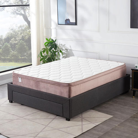 Image of Salem Bed Frame with Drawer + Mattress Package In Queen and King Size-Bed Frame-Furnituremart.sg