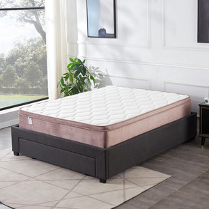 Salem Bed Frame with Drawer + Mattress Package In Queen and King Size-Bed Frame-Furnituremart.sg