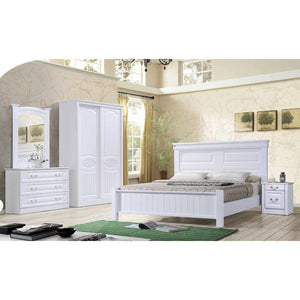 Furnituremart Sena Korean Style white bedroom furniture sets