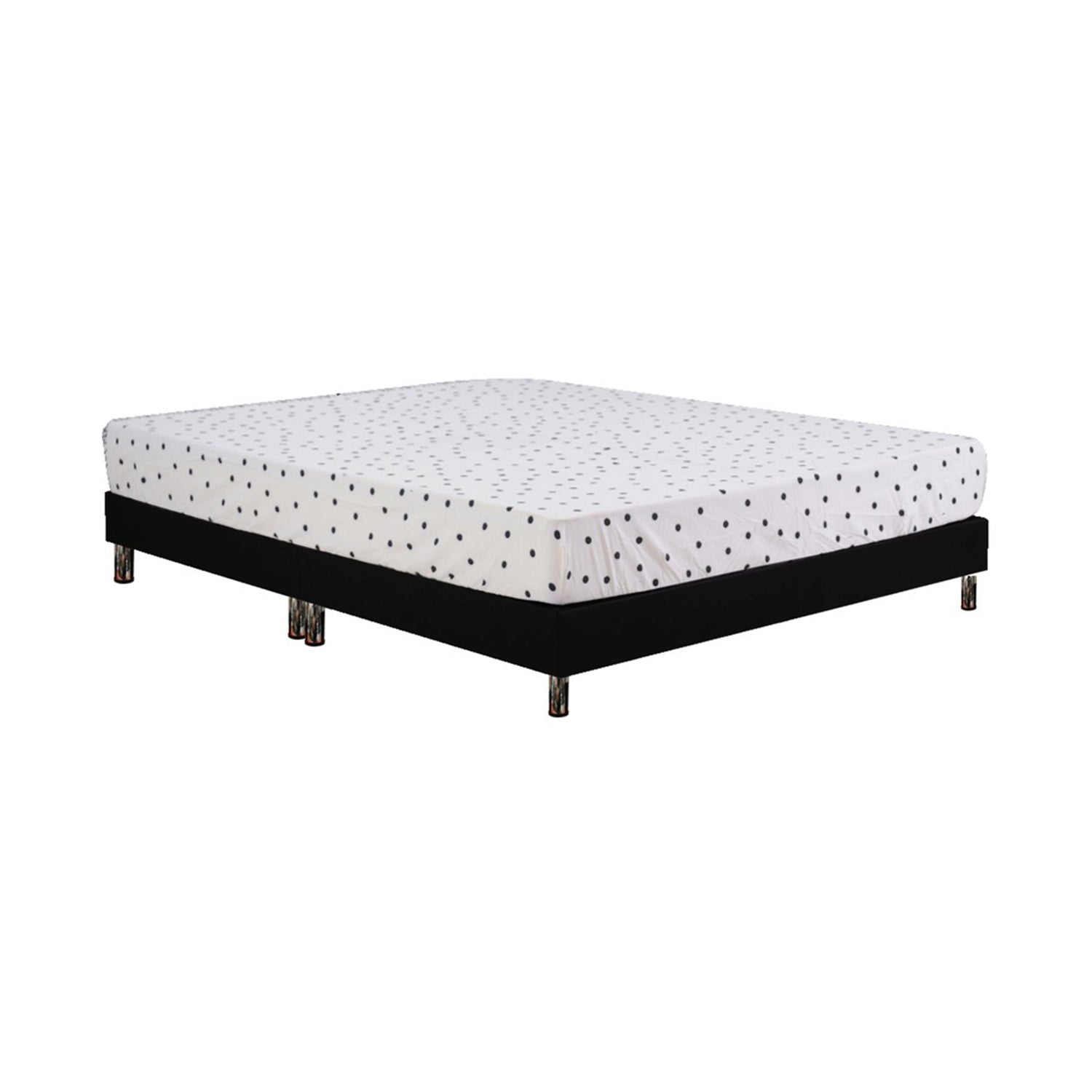 Sendai Series Leather Divan Bed Frame In Single, Super Single, Queen and King Size-Bed Frame-Furnituremart.sg