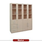 Darra Series 12 Bookshelf With Glass Doors In 3 Colors