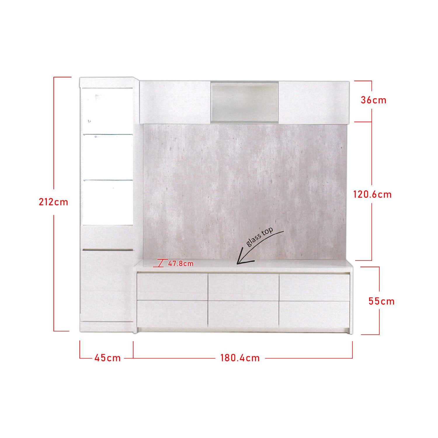 Furnituremart Shan modern tv stand