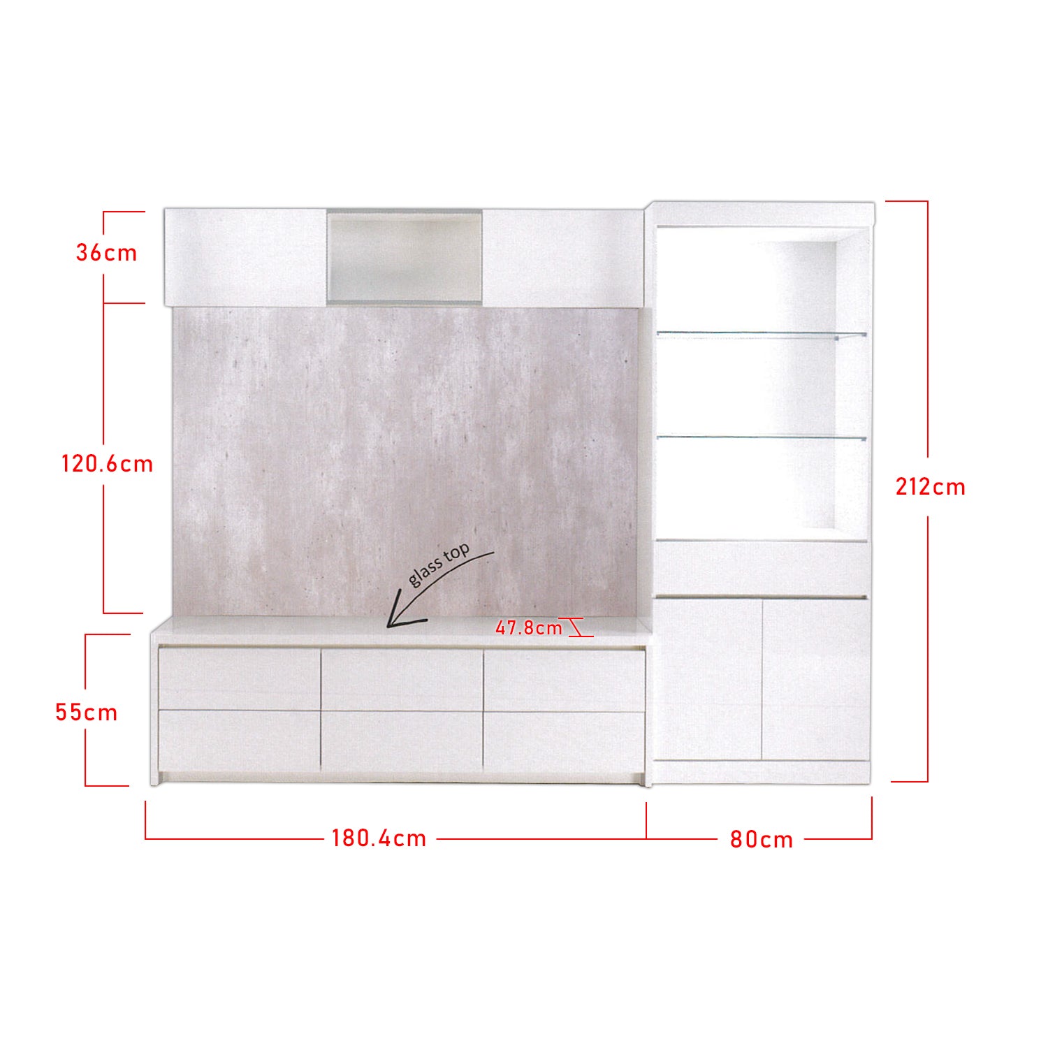 Furnituremart Shaye modern tv unit