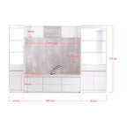 Furnituremart Shelby tv display cabinet