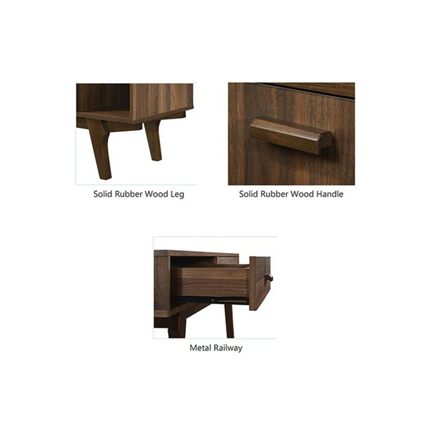Sheridan Coffee Table With Drawers In Brown