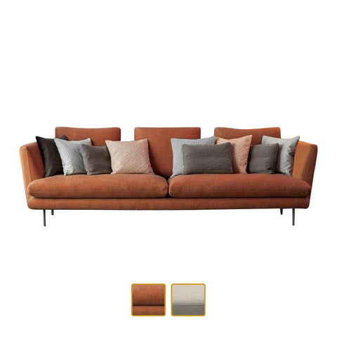 Image of BONALDO LARS HIGH Upholstered fabric sofa with removable cover
