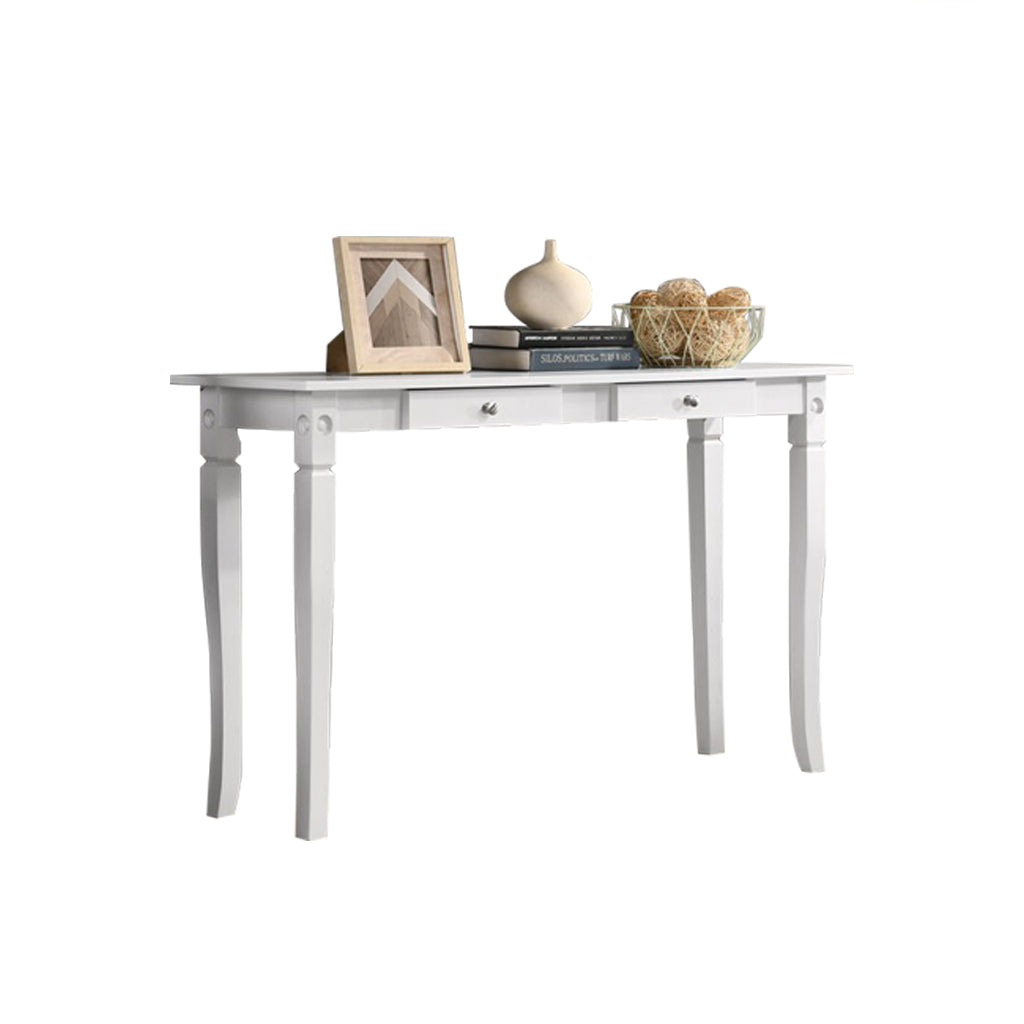 Brann Series 13 Study Side Table In White. Fully Assembly