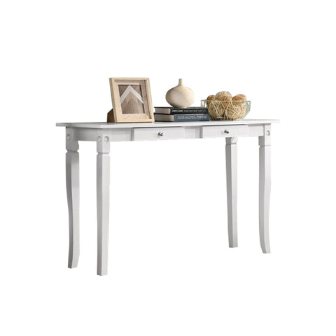 Image of Brann Series 13 Study Side Table In White. Fully Assembly