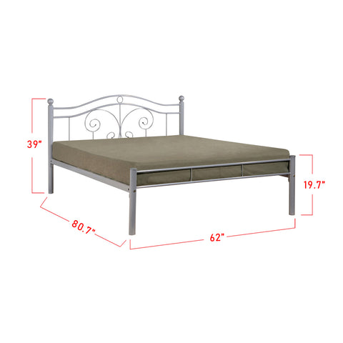 Image of Furnituremart Suzana Series queen size metal bed frame