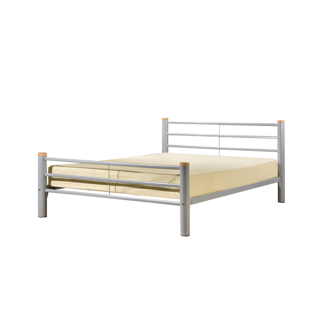 Furnituremart Suzana Series white metal bed