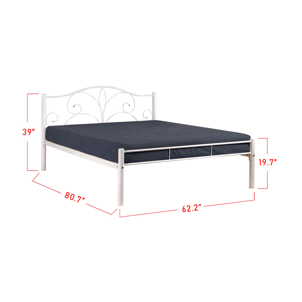 Furnituremart Suzana Series queen size metal bed frame