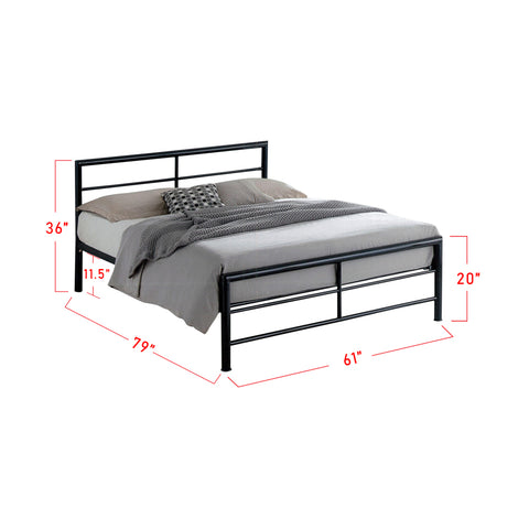Image of Furnituremart Suzana Series metal platform bed