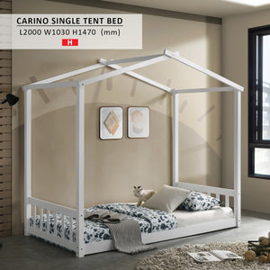 Carino Single Tent Bed in White