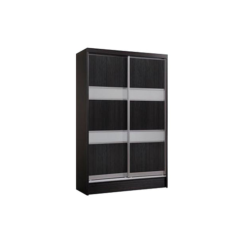 Image of Furnituremart Tatum Series solid wood wardrobe with mirror