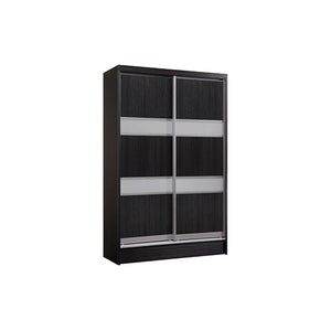Furnituremart Tatum Series solid wood wardrobe with mirror
