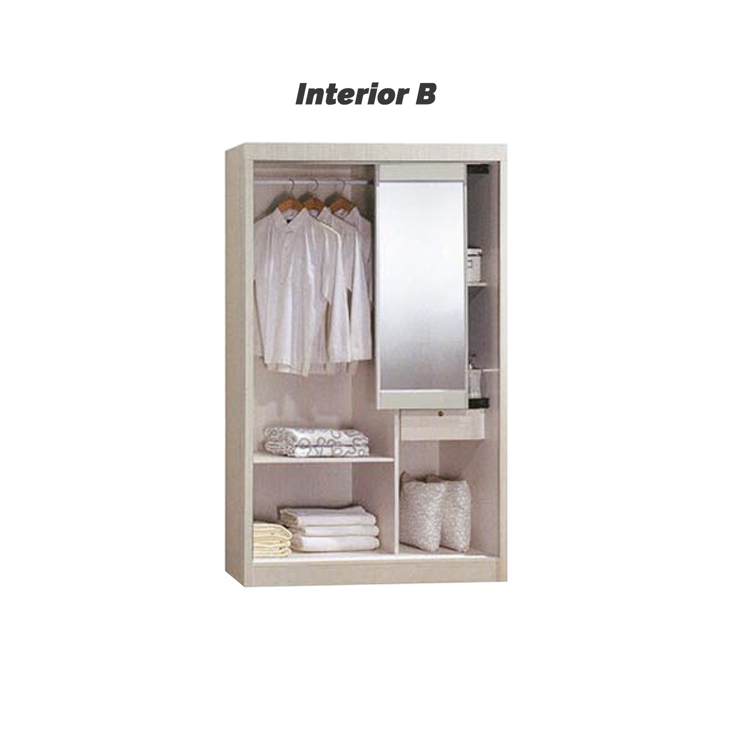 Furnituremart Tatum Series wooden wardrobe