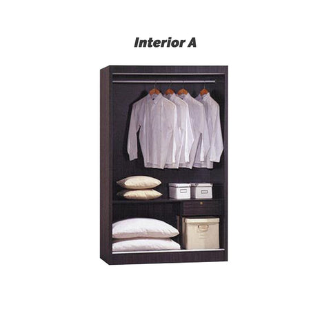 Image of Furnituremart Tatum Series wooden sliding wardrobe