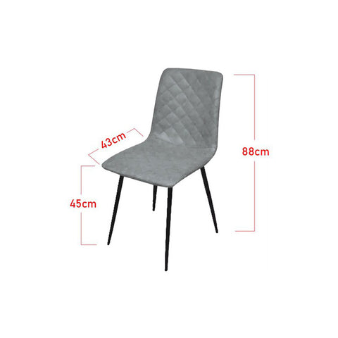 Image of Furnituremart Tucker cushioned dining chairs