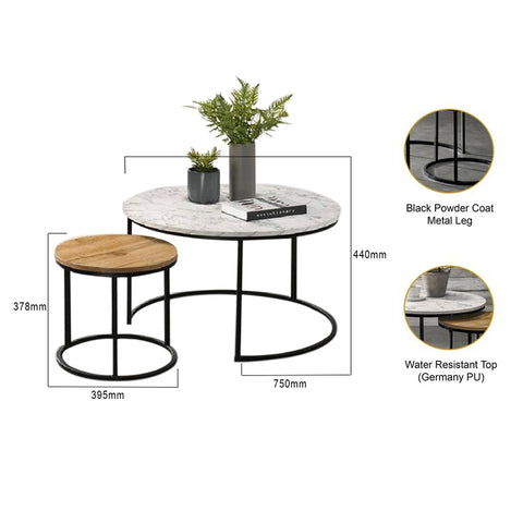 Image of Luzio Series 2 Coffee Table Water Resistant Top