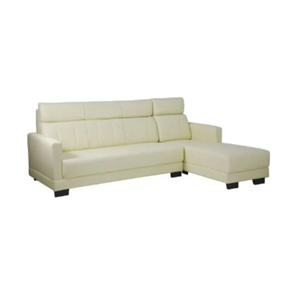 Harper Series 1/2/3 Seater Leather/ Fabric Sofa Set With Chaise In 12 Colours-Furnituremart.sg
