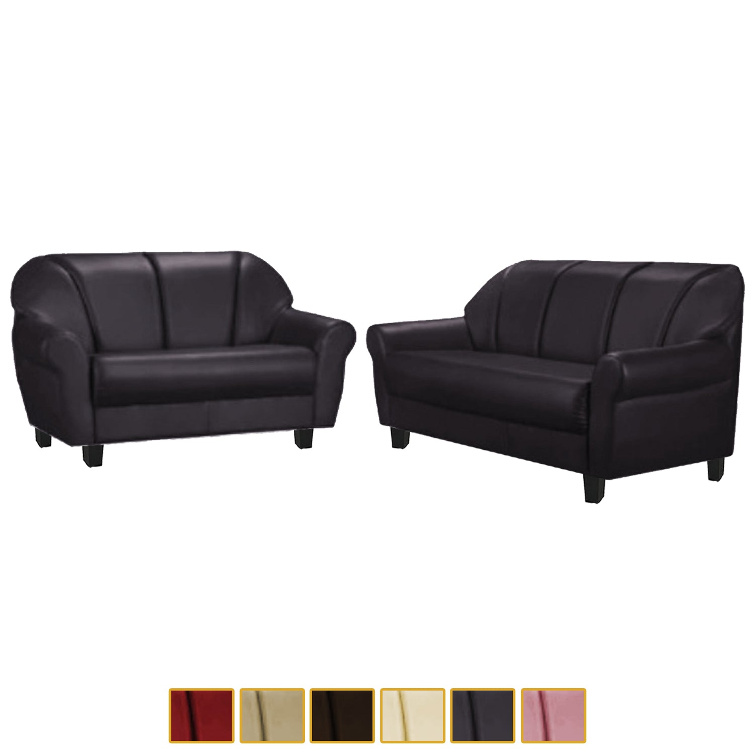 Viola 2/3 Seater Leather Sofa In 6 Colours