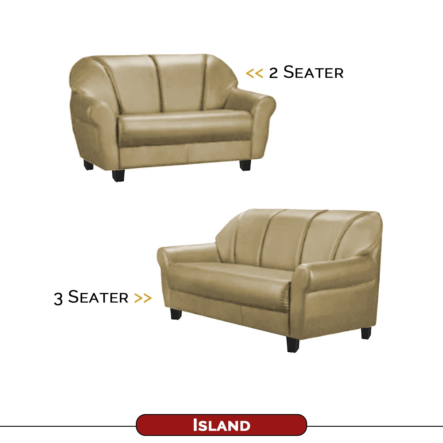 Viola 2/3 Seater Leather Sofa In 6 Colours