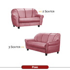 Viola 2/3 Seater Leather Sofa In 6 Colours