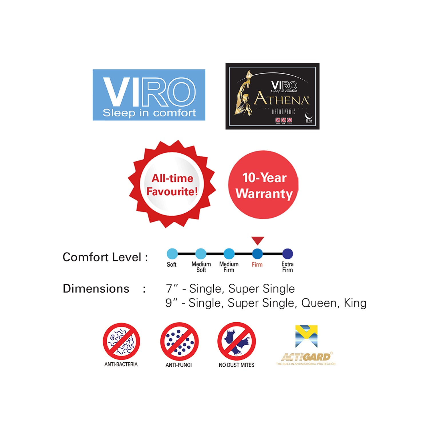 Viro Athena best spring mattress