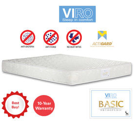 Viro Basic Spring Mattress White In Single, Super Single, Queen and King Size