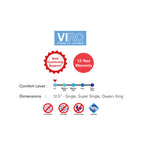 Viro Soft Therapy Plush firm pocket spring mattress