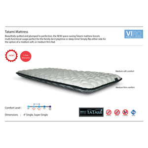 Viro 4" Thick Tatami japanese style floor mattress
