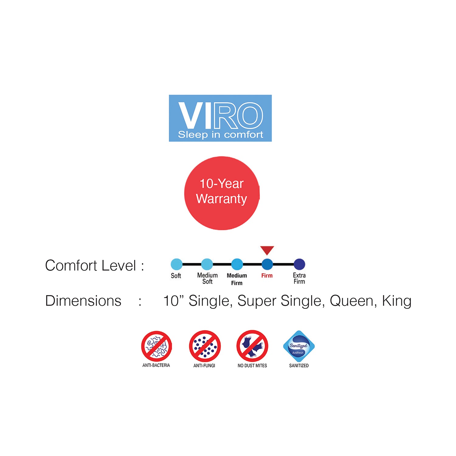 Viro Verte Plus bed mattress