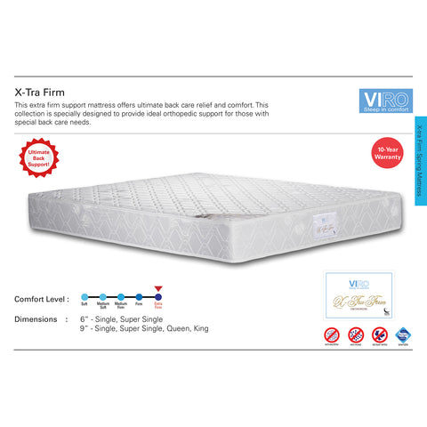 Image of Viro X-Tra Firm spring mattress