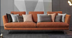 BONALDO LARS HIGH Upholstered fabric sofa with removable cover