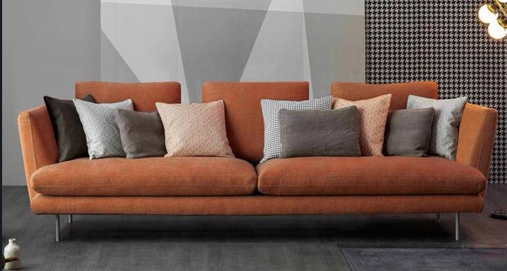 BONALDO LARS HIGH Upholstered fabric sofa with removable cover