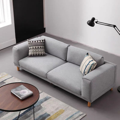 Image of Loft Living Room Hotel Furniture Sofa Home Fabric Couch two seater Loveseat Sofa