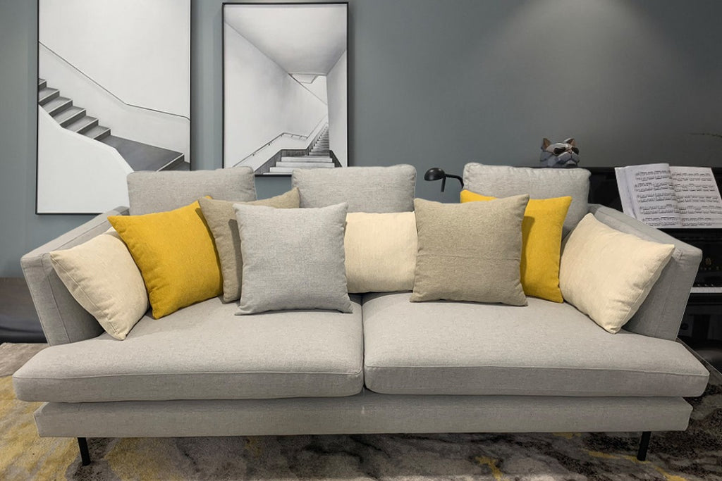 BONALDO LARS HIGH Upholstered fabric sofa with removable cover
