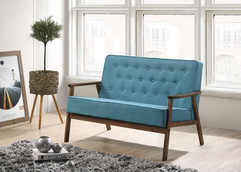 Image of 2 Seater Sofa for living room / High Quality Fabric / Strong Construction Wood