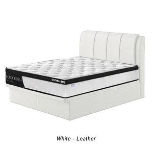 Angela Series Fabric /Leather Storage Divan In Single, Super Single, Queen, and King Size-Bed Frame-Furnituremart.sg