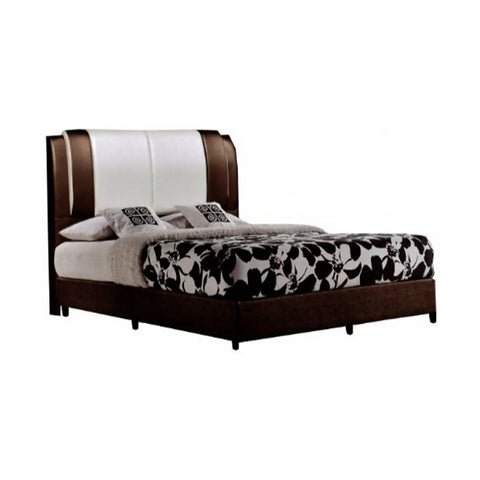 Image of Furnituremart Wynne wood platform bed frame