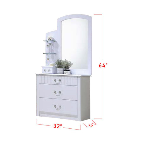Image of Furnituremart Yoon Korean Style dressing tables modern