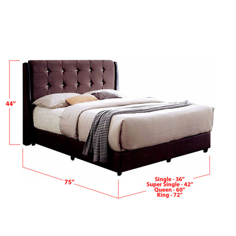 Image of Zabby wood bed frame