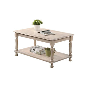 Furnituremart Zahra Series rectangle wood coffee table