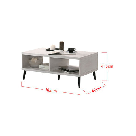 Image of Furnituremart Zahra Series modern wood coffee table