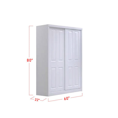 Image of White Sliding Door Wardrobe